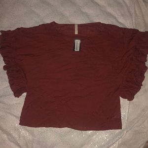 Flutter sleeve Forever 21 top